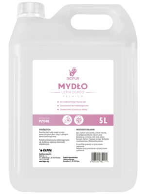 Mydło w płynie Biopur o zapachu letniego ogrodu 5 l