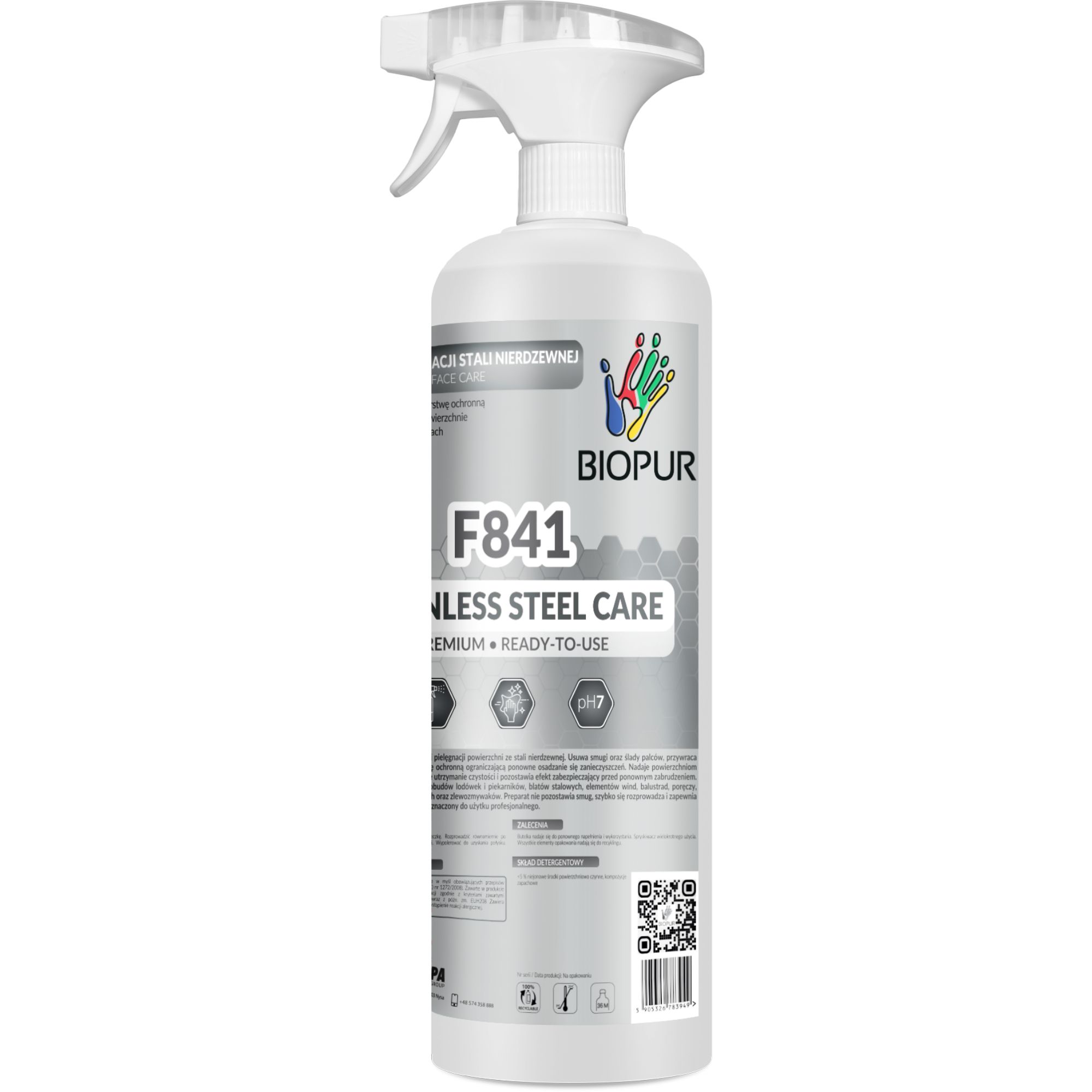 Płyn do pielęgnacji stali nierdzewnej F841