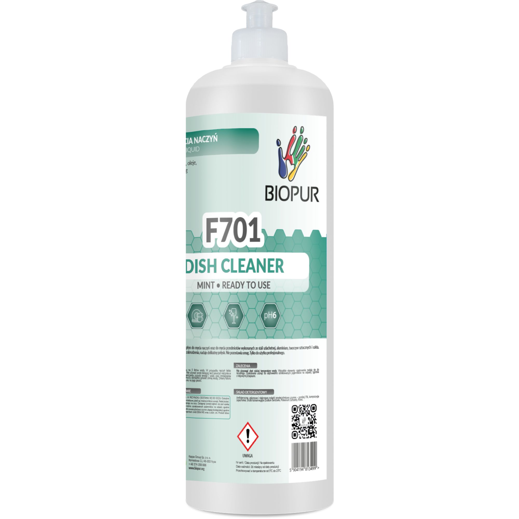 F701-1L-PL-Dish-Cleaner-Mint-Ready-To-Use-Wizualizacja F701 Dish Cleaner