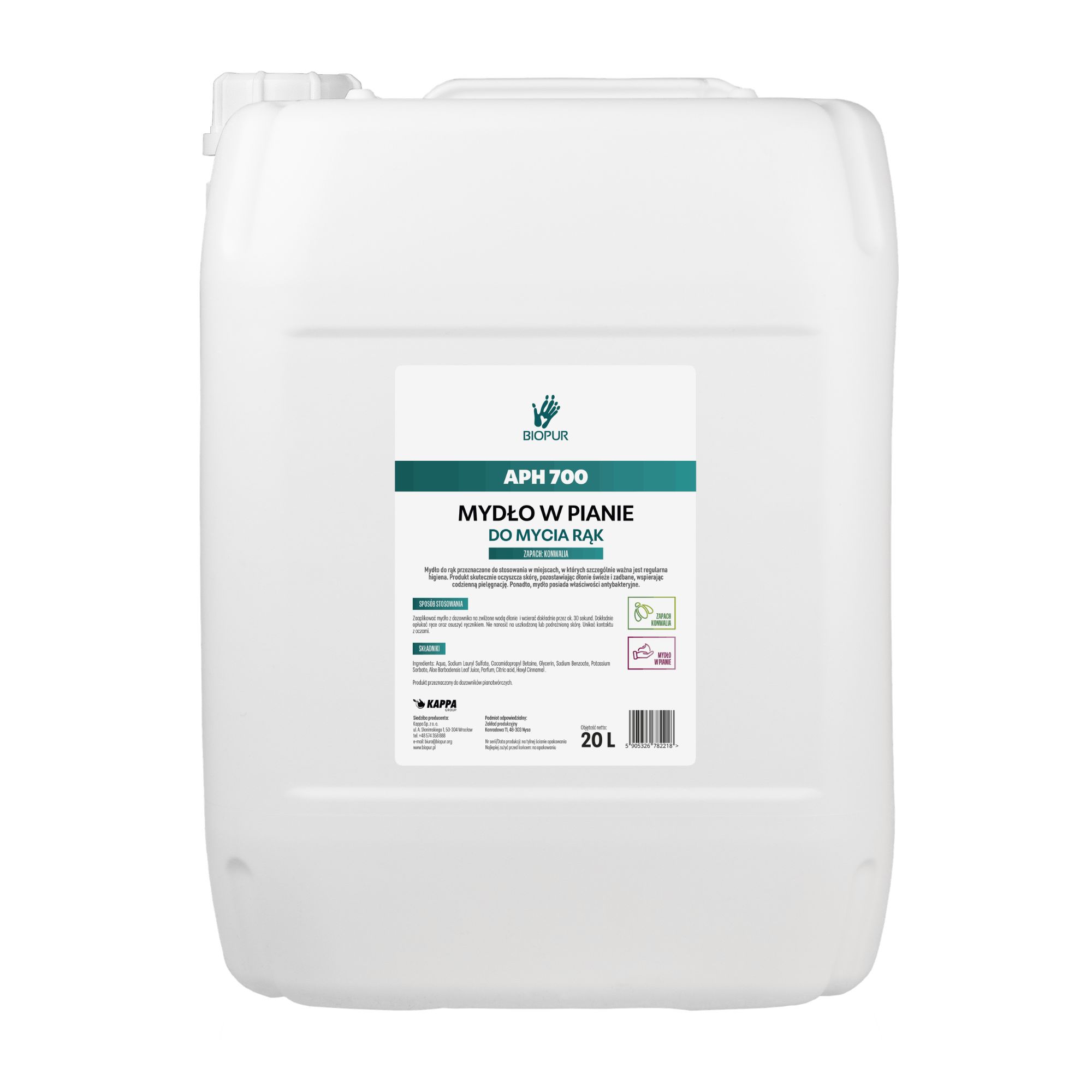 mydlo-w-pianie-APH-700-konwalia-20-l-PL Mydło w pianie Biopur APH 700 Konwalia 20 l