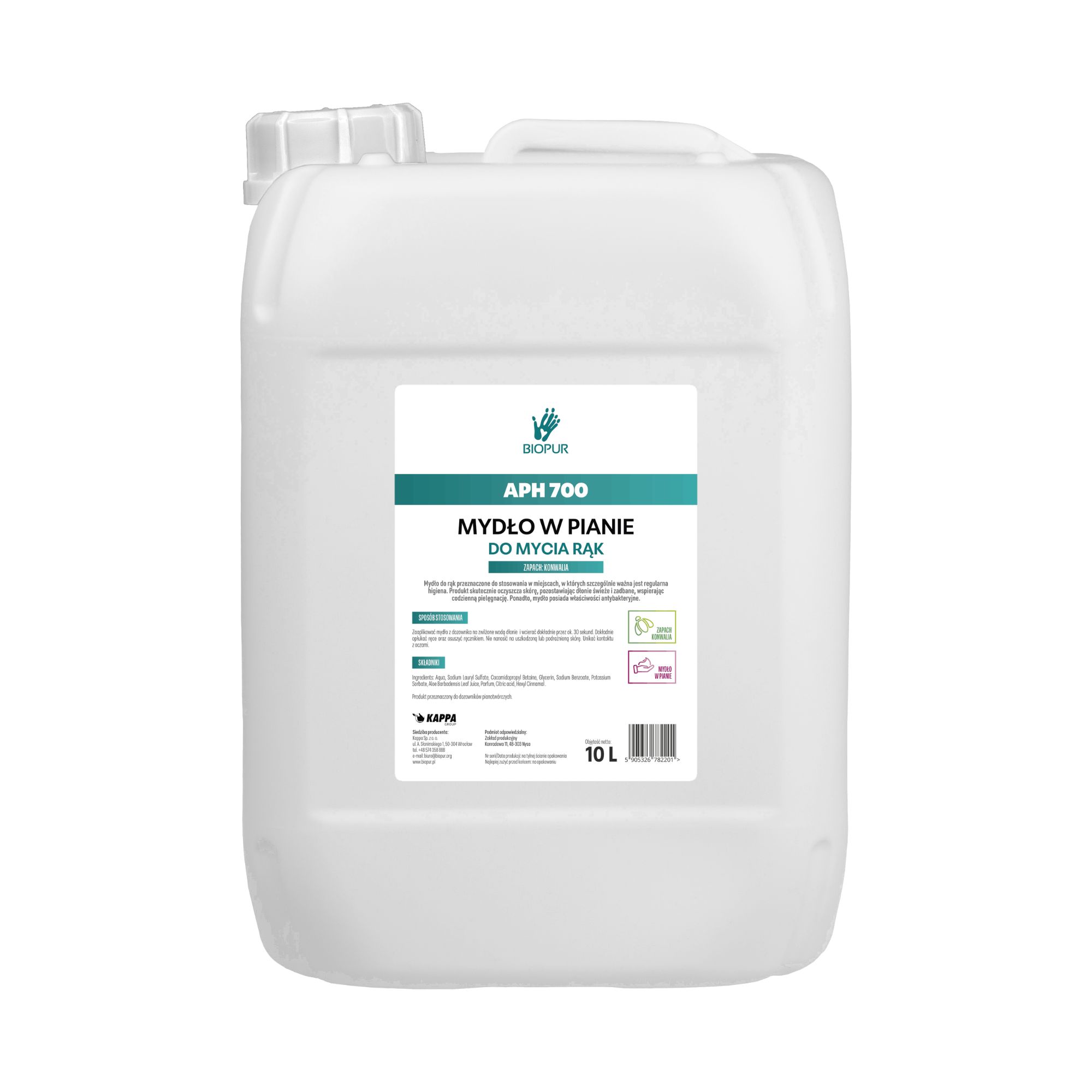 mydlo-w-pianie-aph-700-konwalia-10-l-PL Mydło w pianie Biopur APH 700 Konwalia 10 l